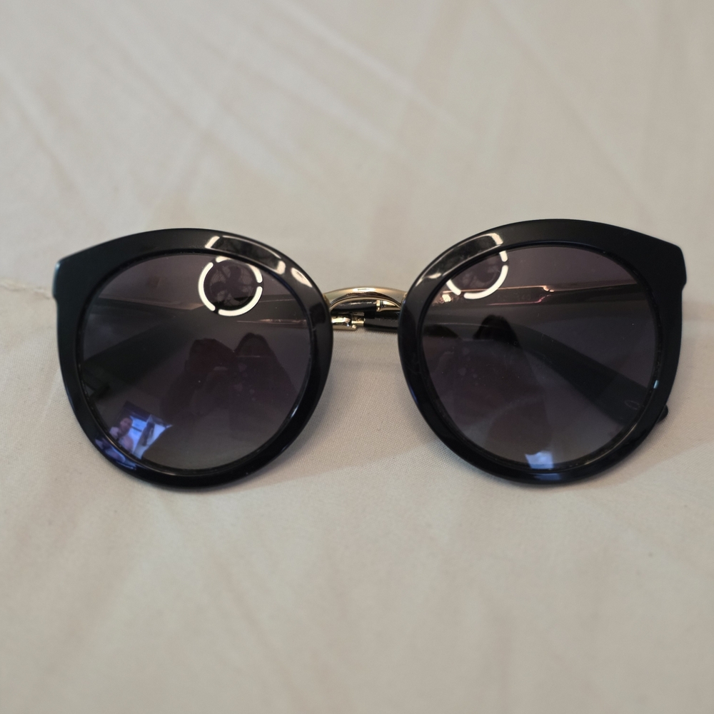 Dolce & Gabbana Black and Gold Sunglasses